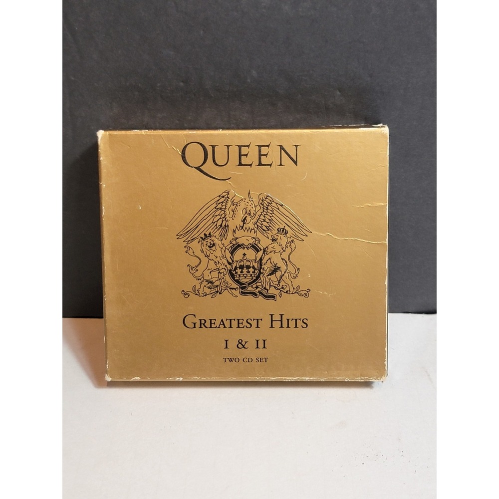 Queen - Greatest Hits I & II 2 CD Box Set Rock Hollywood Records 1994 Tested